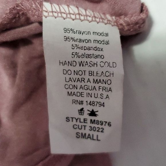 CY Mauve Boho Romantic Lace Flowy Sleeveless Modal Tunic Top - Picture 8 of 10